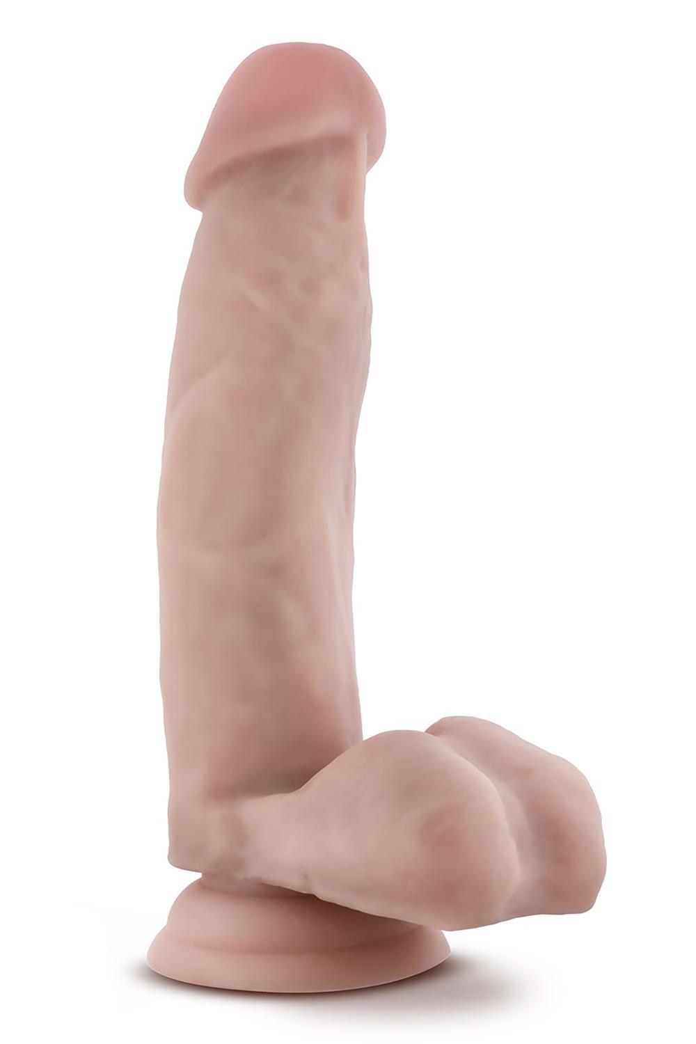 DR. SKIN DR. MARK 7 INCH DILDO WITH BALLS BEIGE - Image 5