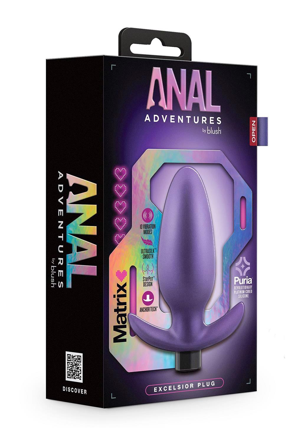 Anal Adventures Matrix – stimuliuojantis kamštis Excelsior