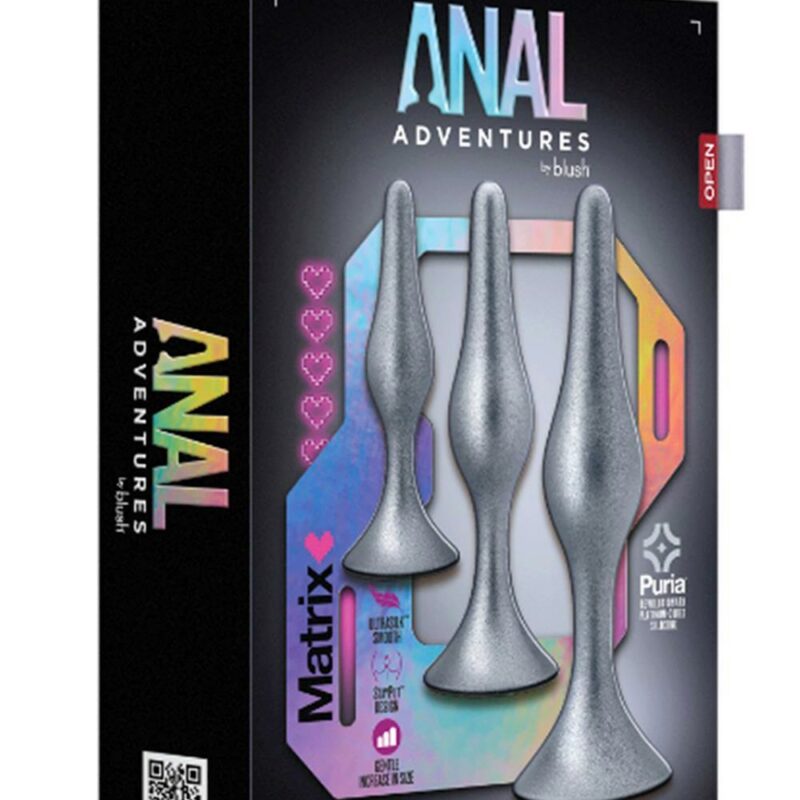 Anal Adventures Matrix – analinių kamščių rinkinys