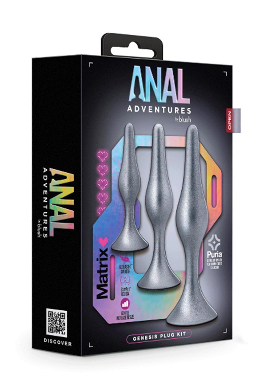 Anal Adventures Matrix – analinių kamščių rinkinys