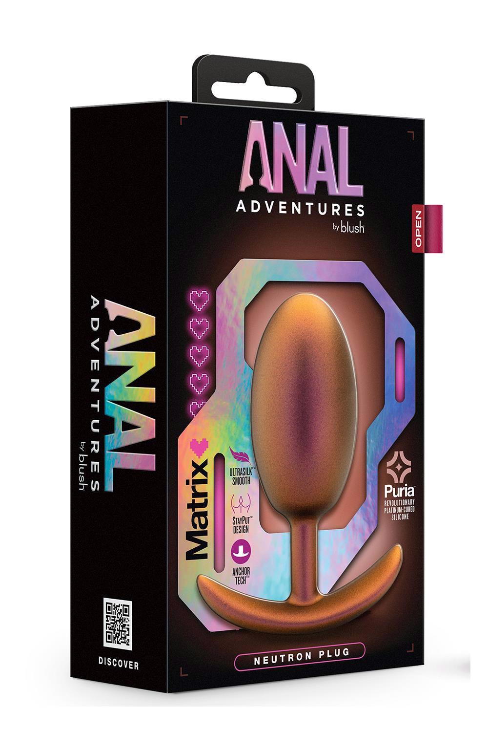 Anal Adventures Matrix – stimuliuojantis kamštis Neutron
