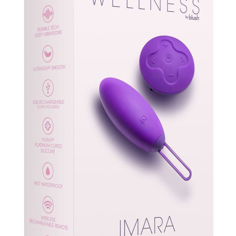 Wellness Imara – vibruojantis kiaušinis su pulteliu