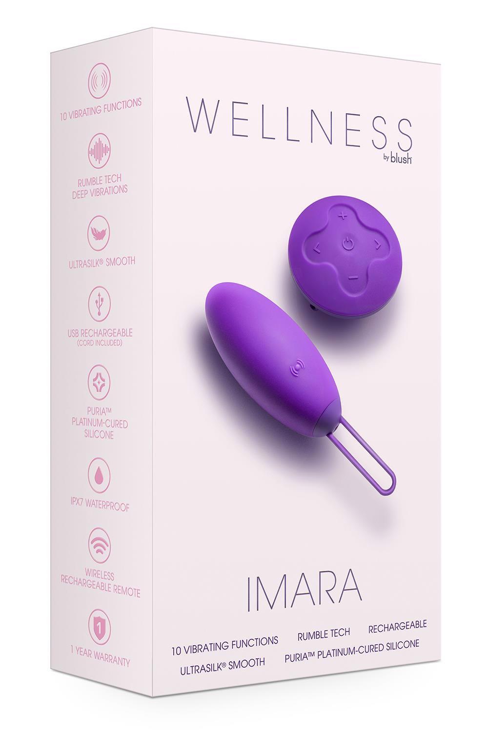 Wellness Imara – vibruojantis kiaušinis su pulteliu