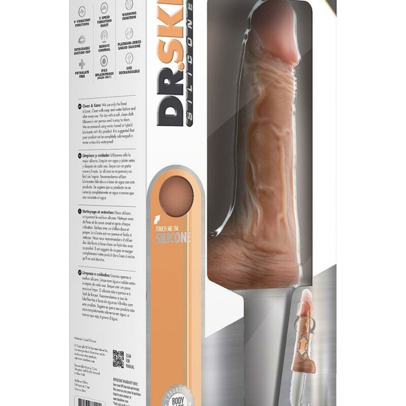 Dr. Skin – vibruojantis judantis dildo