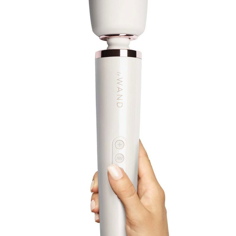 Le Wand – galingas vibromasažuoklis (Baltas)