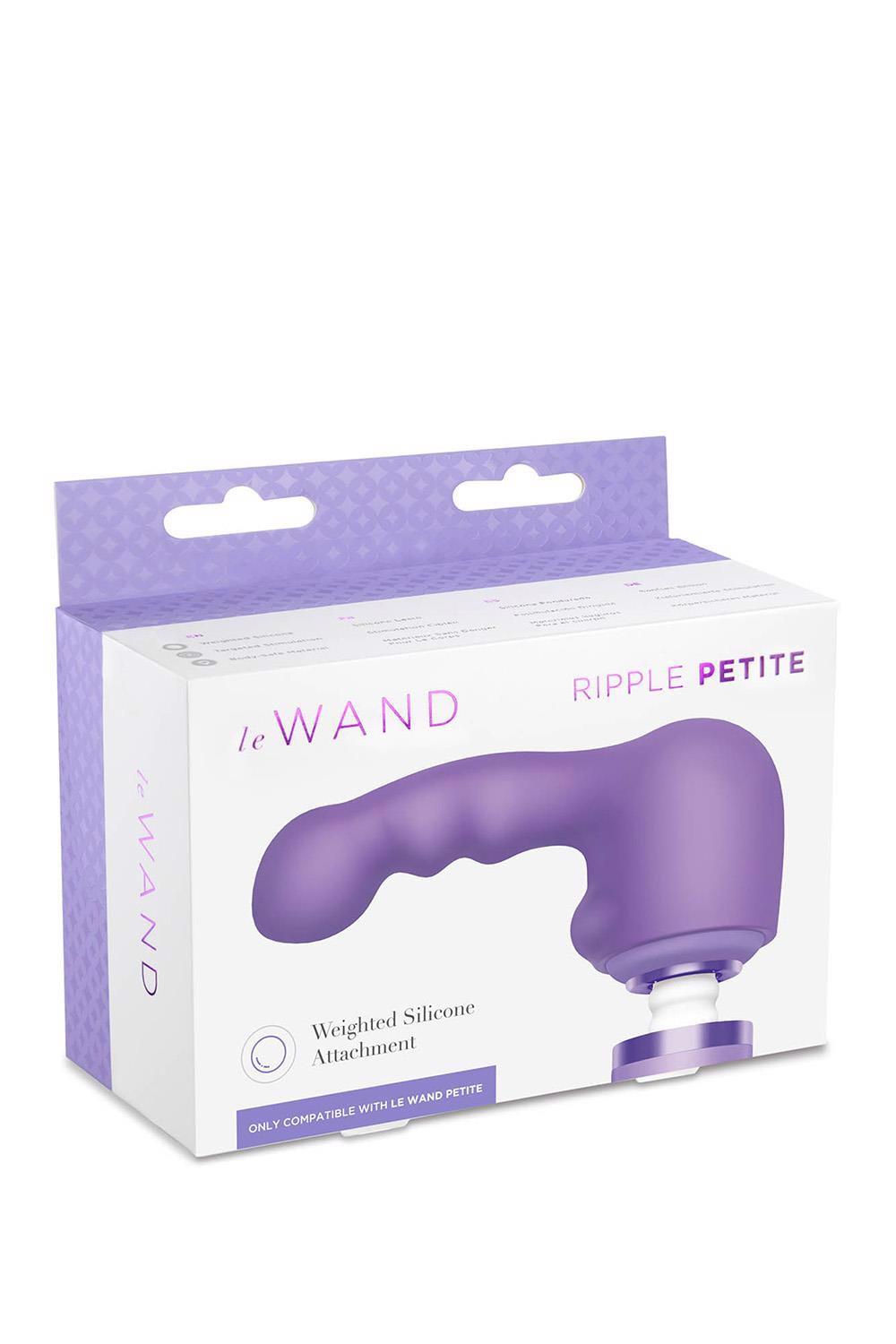 Le Wand Petite Ripple Attachment Cover Violet