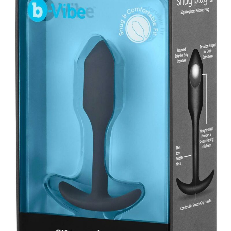 B-Vibe Snug Plug 1 – anatominis analinis kamštis
