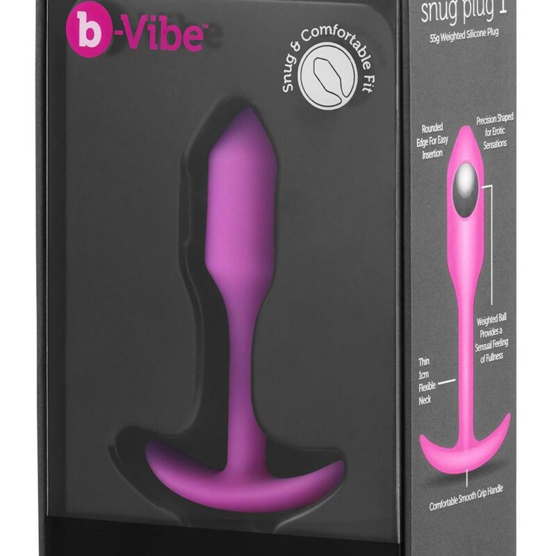 B-Vibe Snug Plug 1 – anatominis analinis kamštis