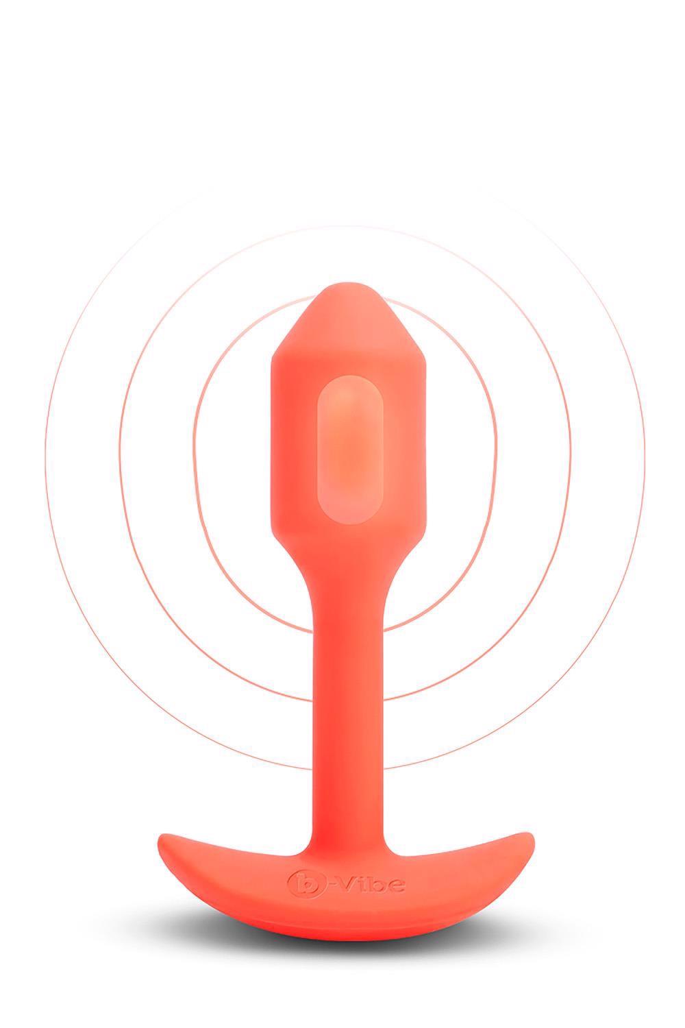 B-Vibe vibruojantis Snug Plug 1 – anatominis analinis kamštis - Image 3