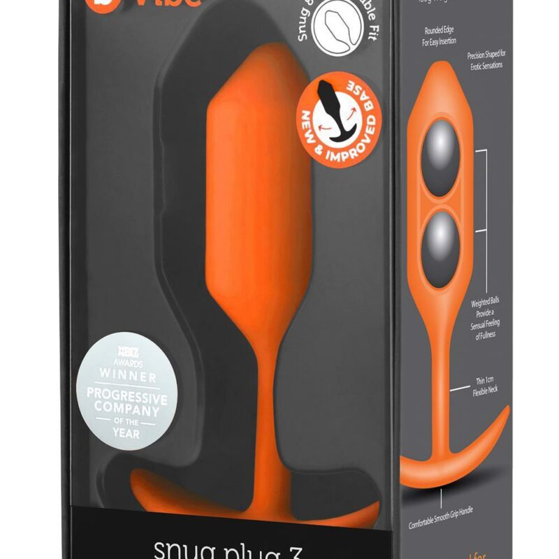 B-Vibe Snug Plug 3 – anatominis analinis kamštis