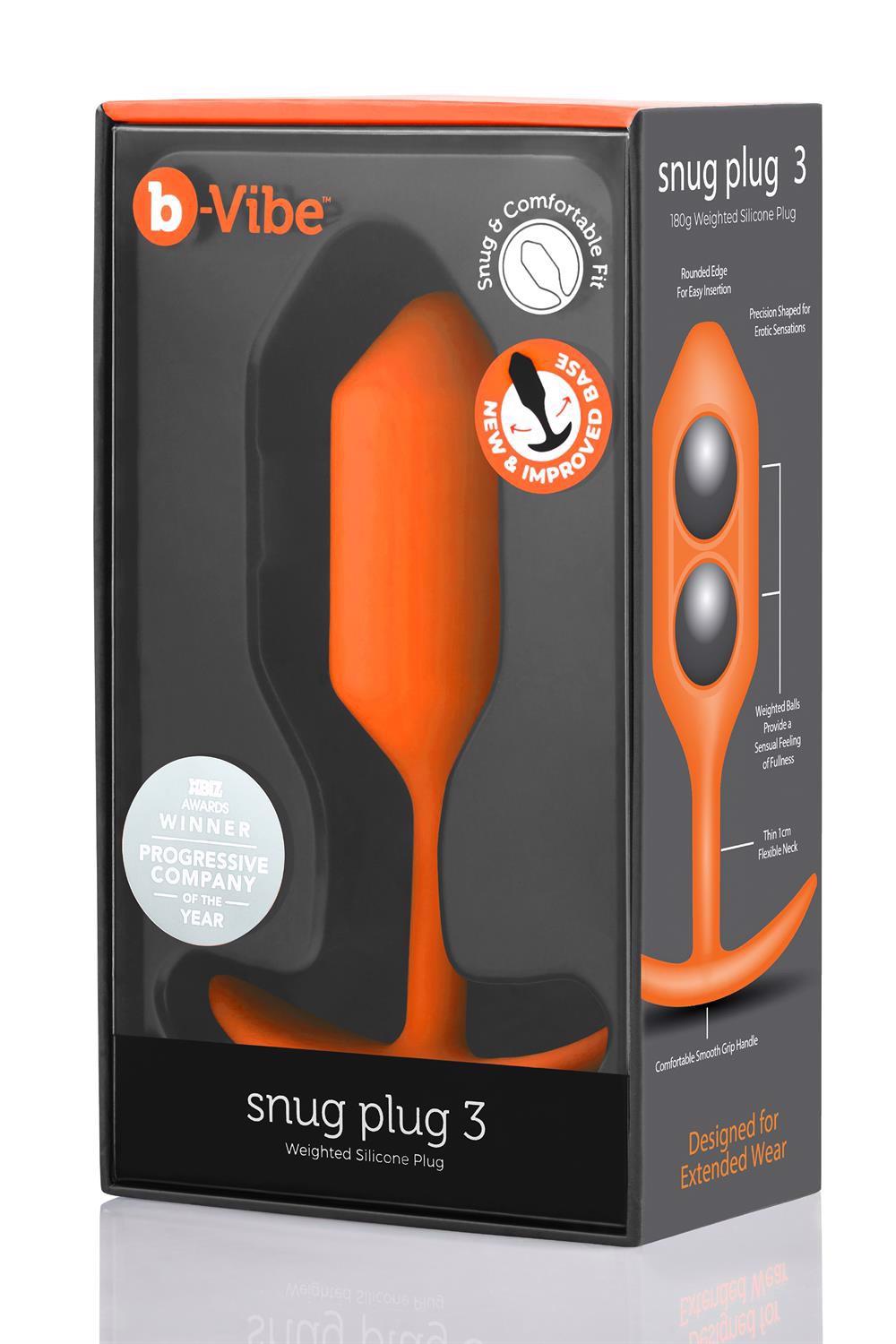 B-Vibe Snug Plug 3 – anatominis analinis kamštis