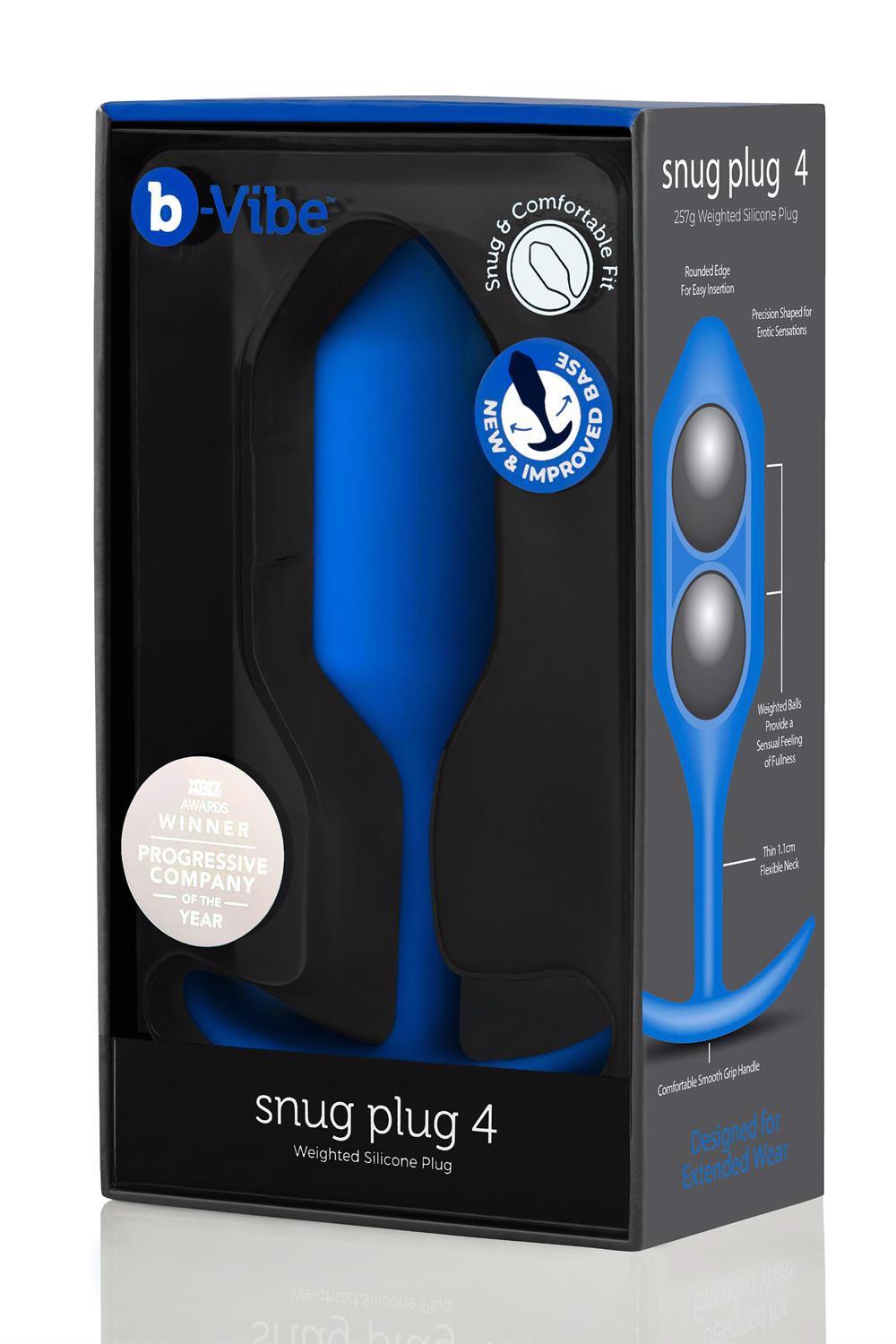 B-Vibe Snug Plug 4 – anatominis analinis kamštis