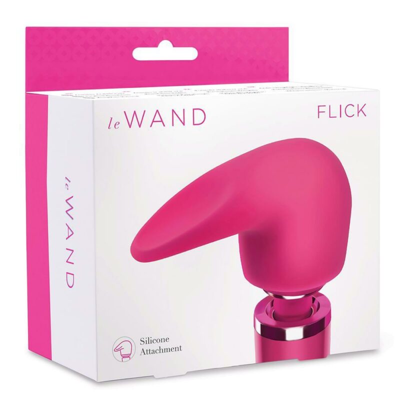 Le Wand Flick – prabangus silikoninis antgalis masažuokliui