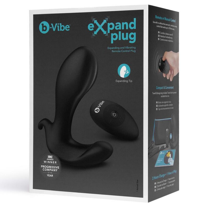 B-Vibe Expand – išsiplečiantis analinis kamštis