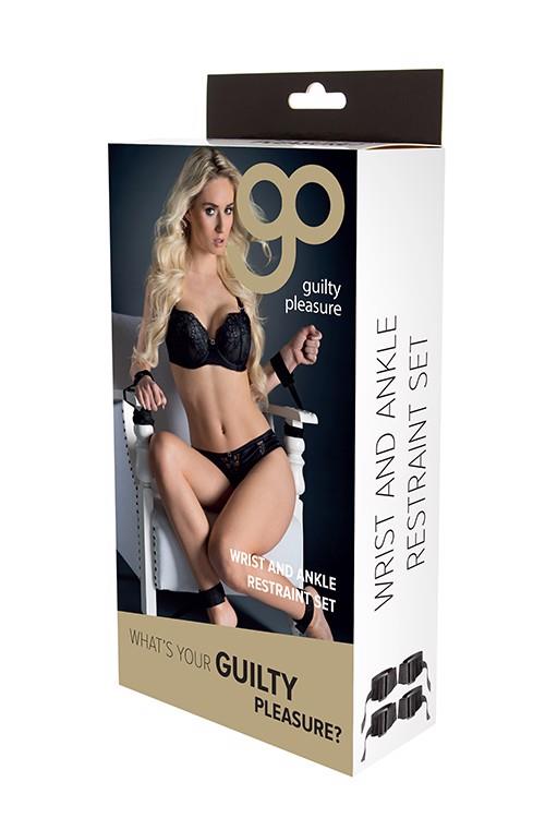 GP – suvaržymo diržų rinkinys rankoms ir kojoms