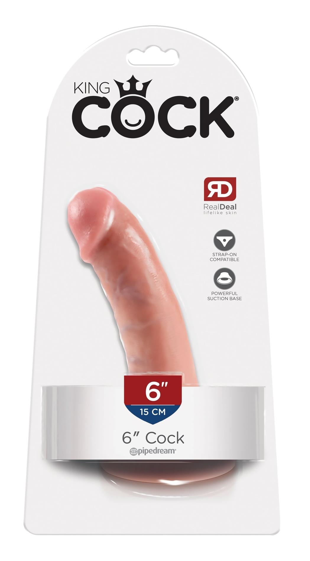 King Cock – realistinis dildo (6 colių) - Image 4