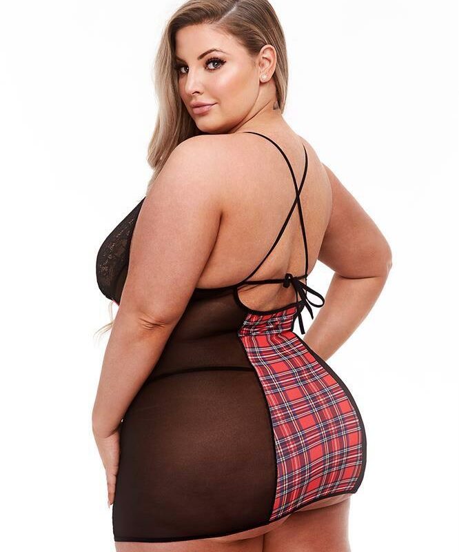 TEACHERS PET SCHOOLGIRL CHEMISE QUEEN