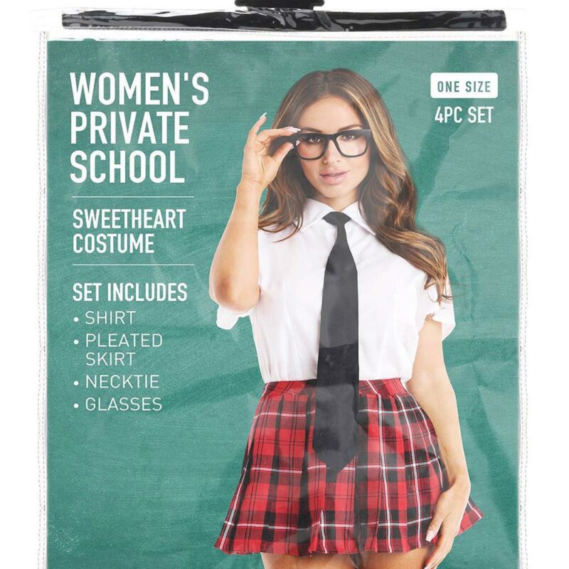 Mokyklinukės kostiumas gundančiam vakarui