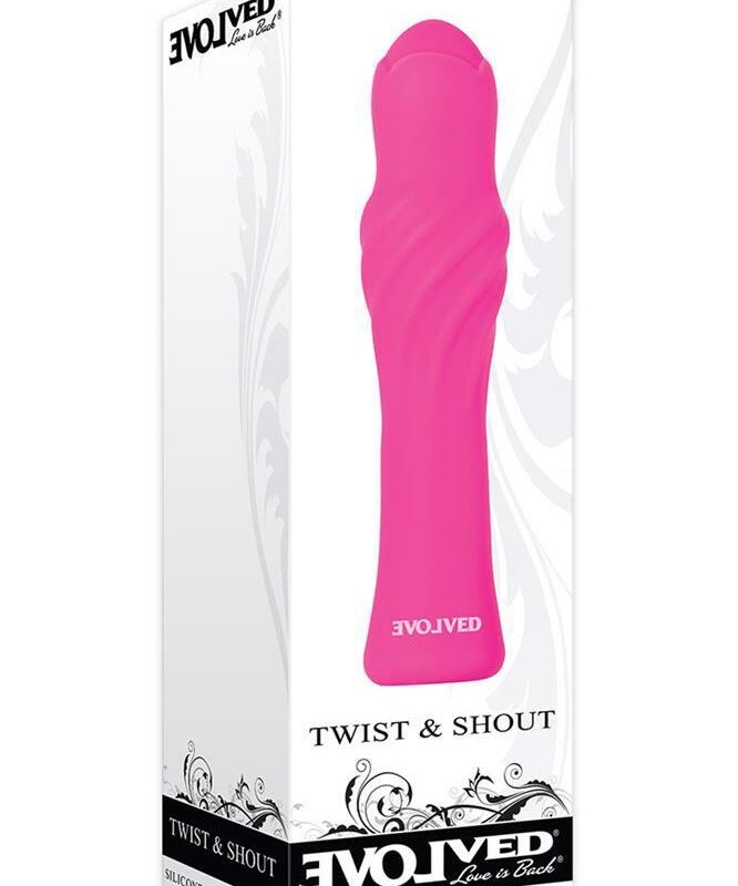 Evolved Twist & Shout Pink – prabangus vibratorius