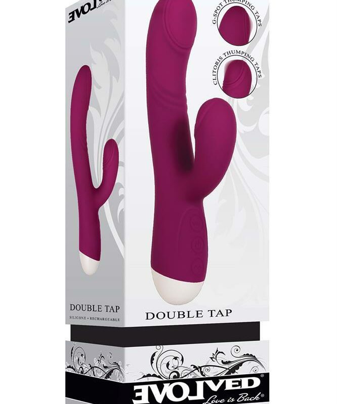 Evolved Double Tap Pink – prabangus vibratorius