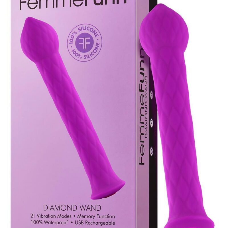 FemmeFunn Diamond Wand – prabangus vibromasažuoklis