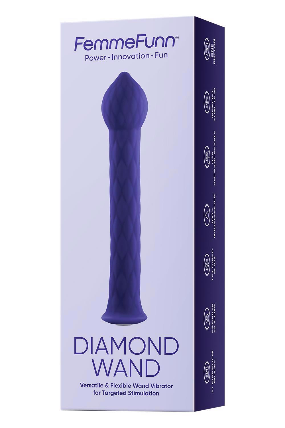 FemmeFunn Diamond Wand – prabangus vibromasažuoklis - Image 4
