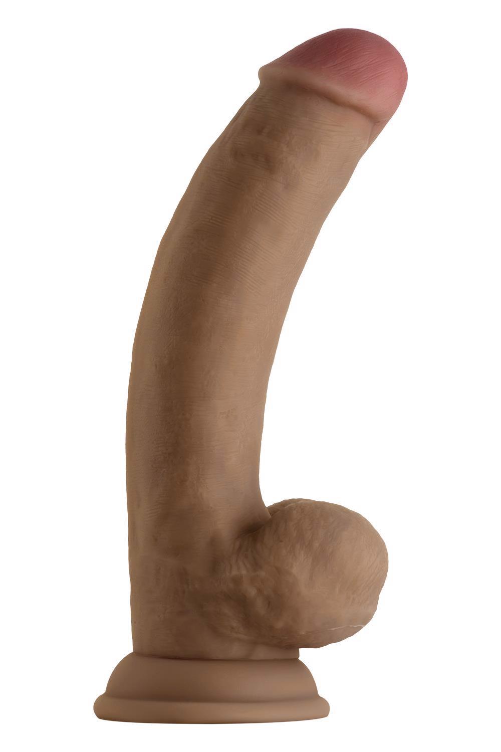 Shaft Model C – realistinis silikoninis dildo su sėklidėmis (8.5 colių, ąžuolo) - Image 3
