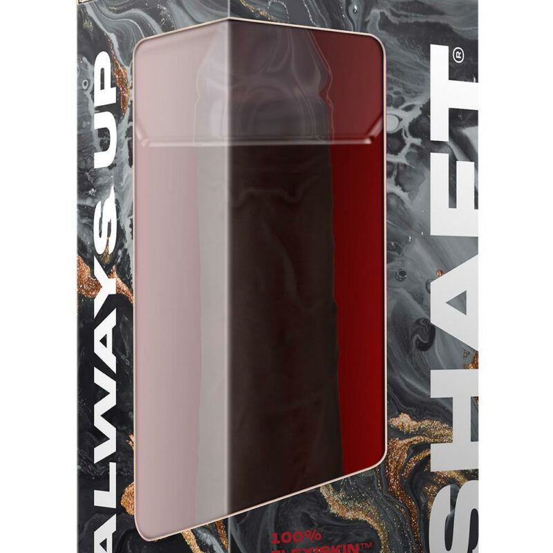 Shaft Model J – realistinis silikoninis dildo (6.5 colių, mahogany)