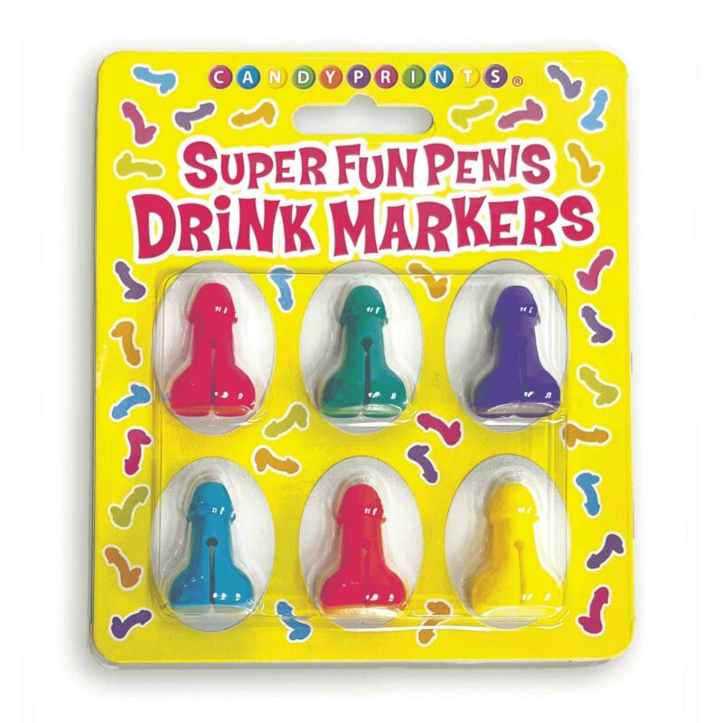 Penis Cocktail Markers – gėrimų žymekliai (6 vnt.)