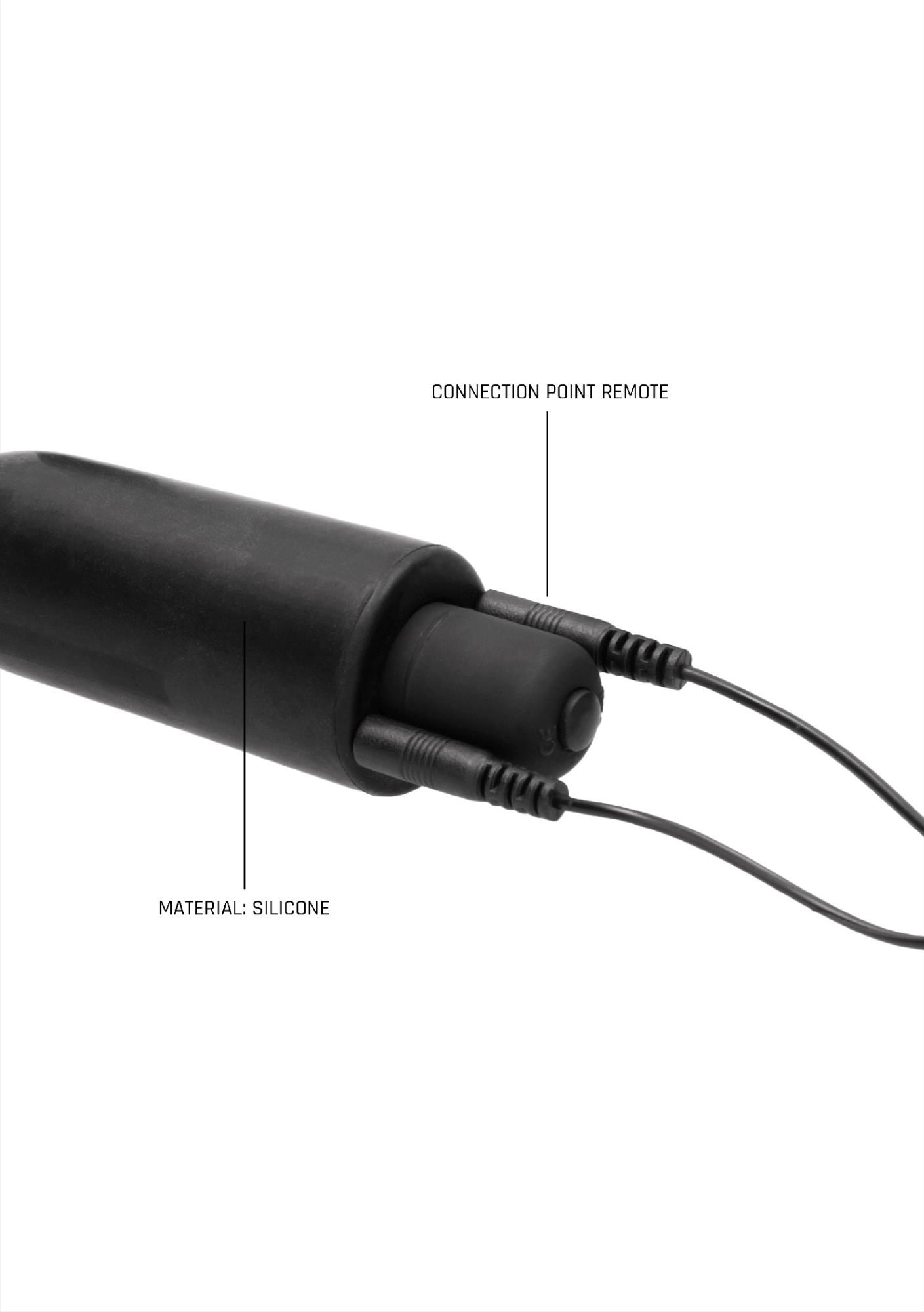 E-Stimulation Vibrating Urethral Sounding Plug - Black - Image 18