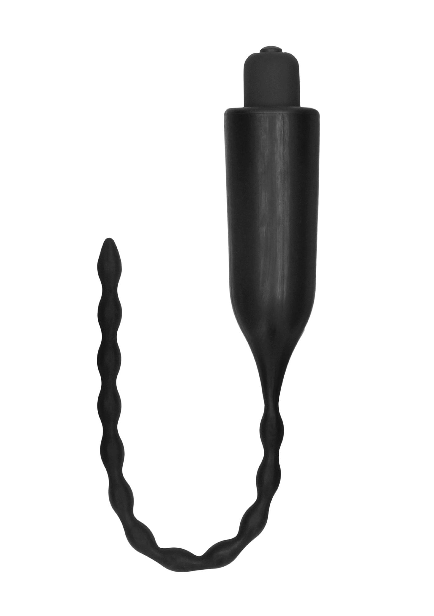 E-Stimulation Vibrating Urethral Sounding Plug - Black - Image 11