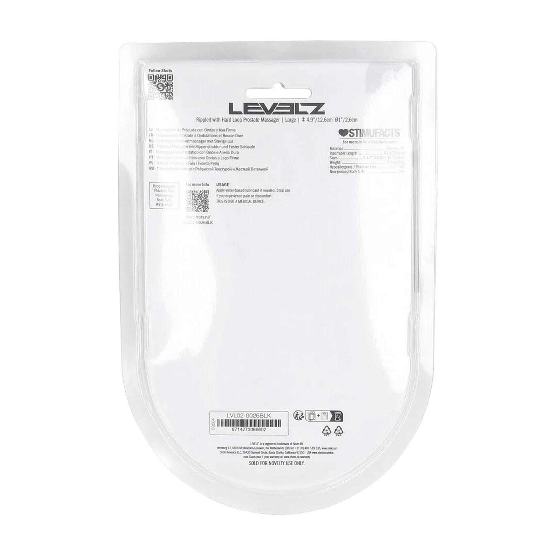 Silikoninis prostatos stimuliatorius (didelis) (juodas) - Image 10