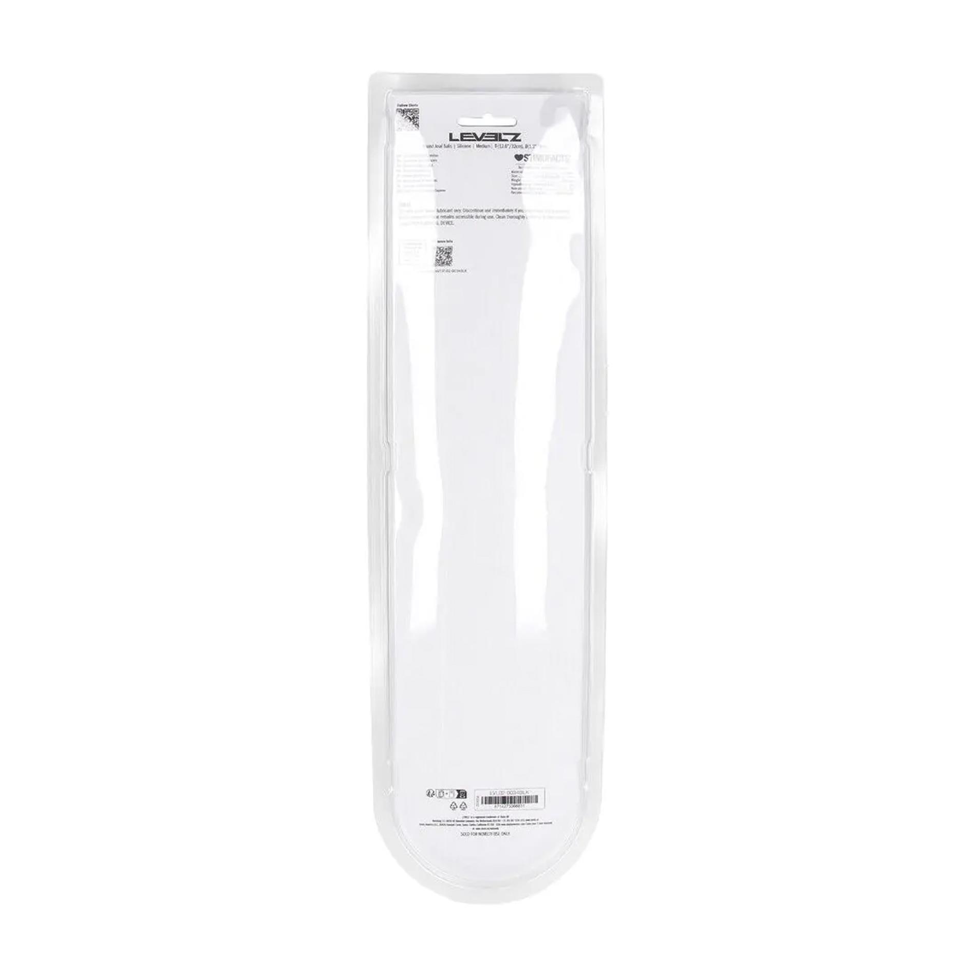 Silikoniniai analiniai karoliukai / rutuliukai (vidutinis) (juodas) - Image 3