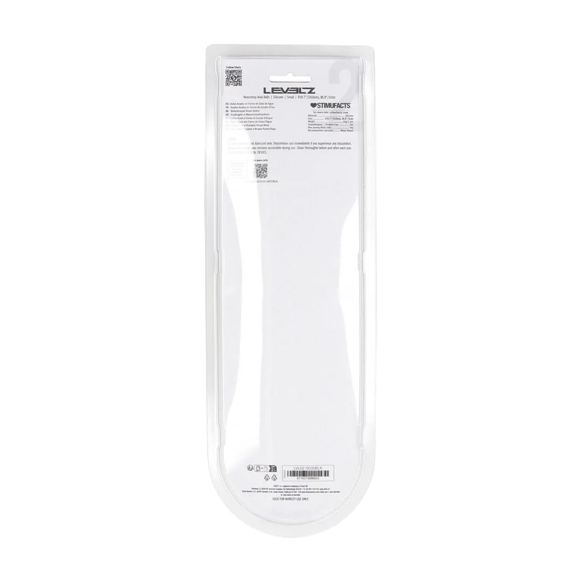 Silikoniniai analiniai karoliukai / rutuliukai (mažas) (juodas) - Image 3