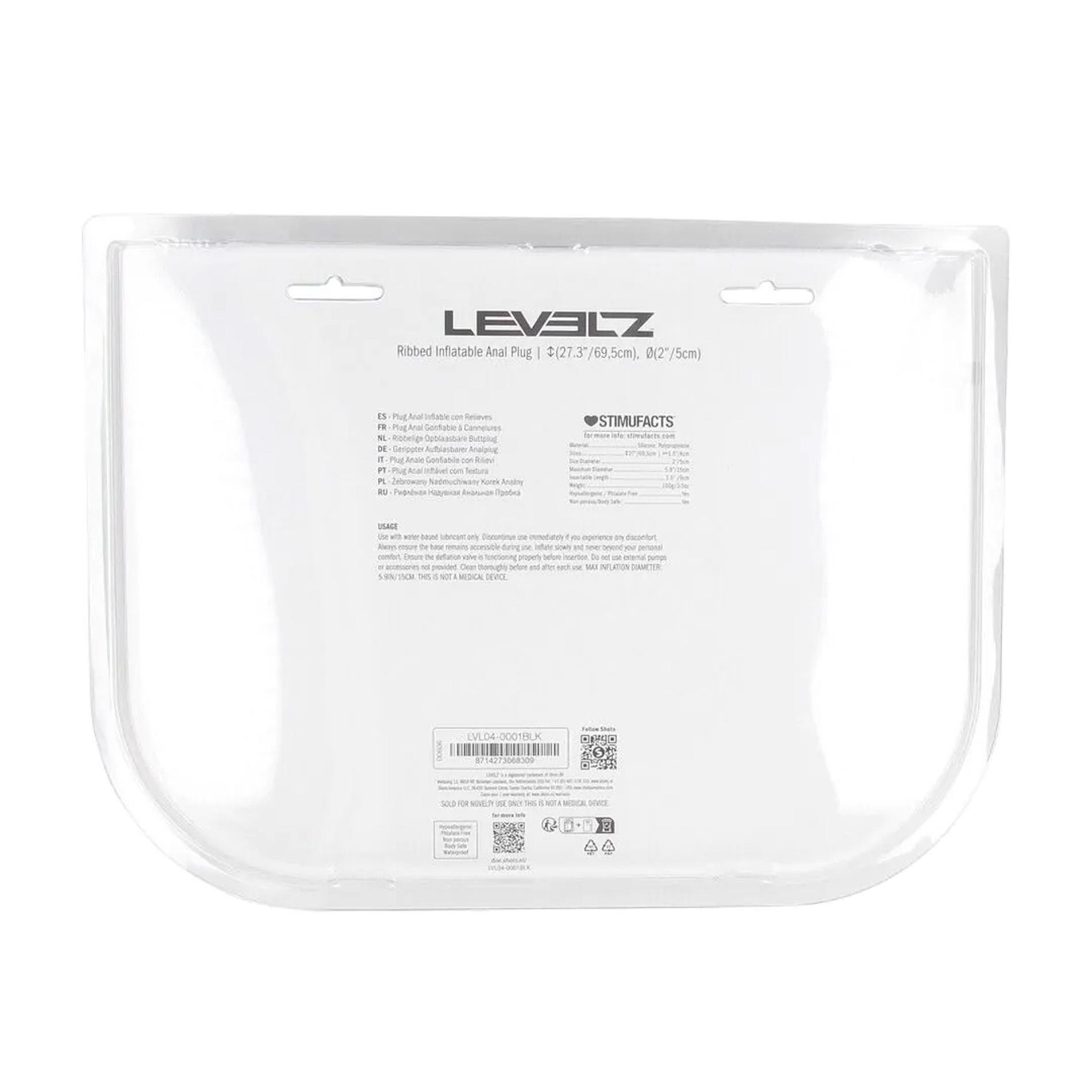 Pripučiamas analinis kamštis (juodas) - Image 4