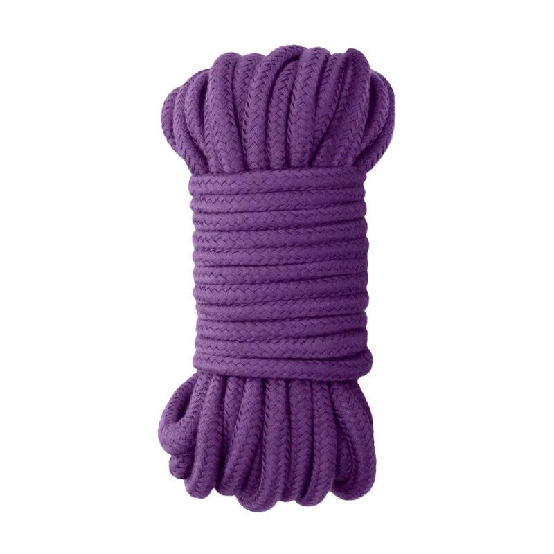 Minkšta bondage virvė (10 m, violetinė)