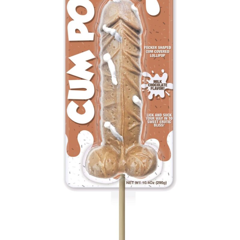 Chocolate Flavoured Cum Pops – pieno šokolado saldainis (rudas)