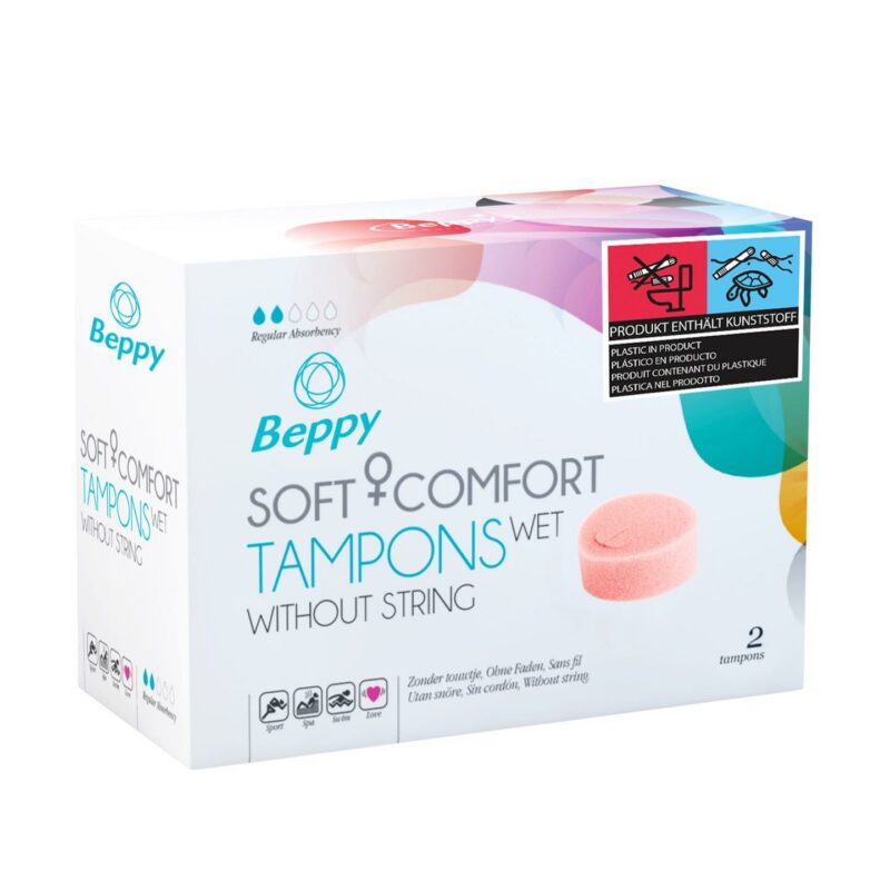 Beppy – minkšti tamponai be siūlelio