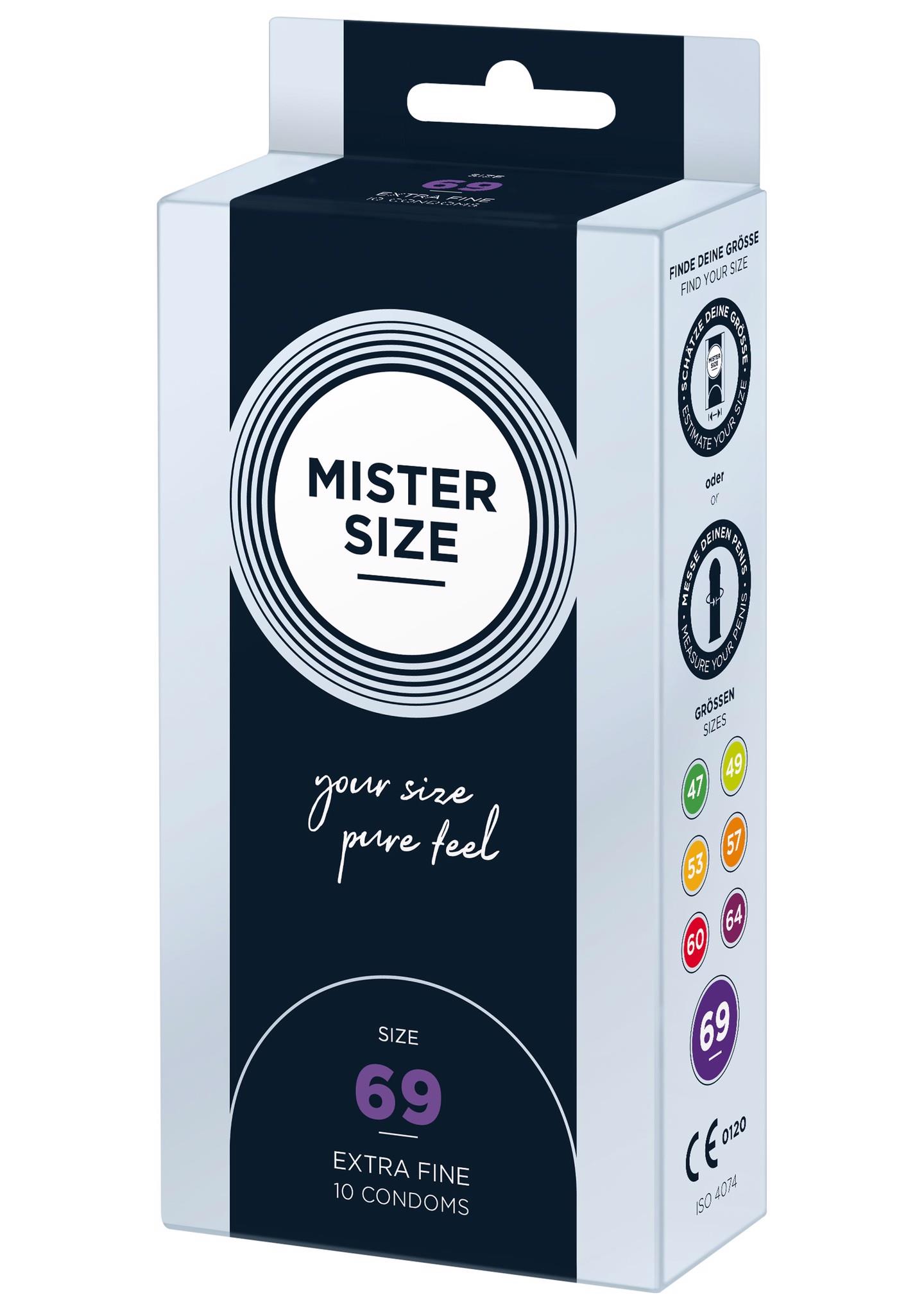 MISTER SIZE 69mm – itin dideli prezervatyvai (10 vnt.)