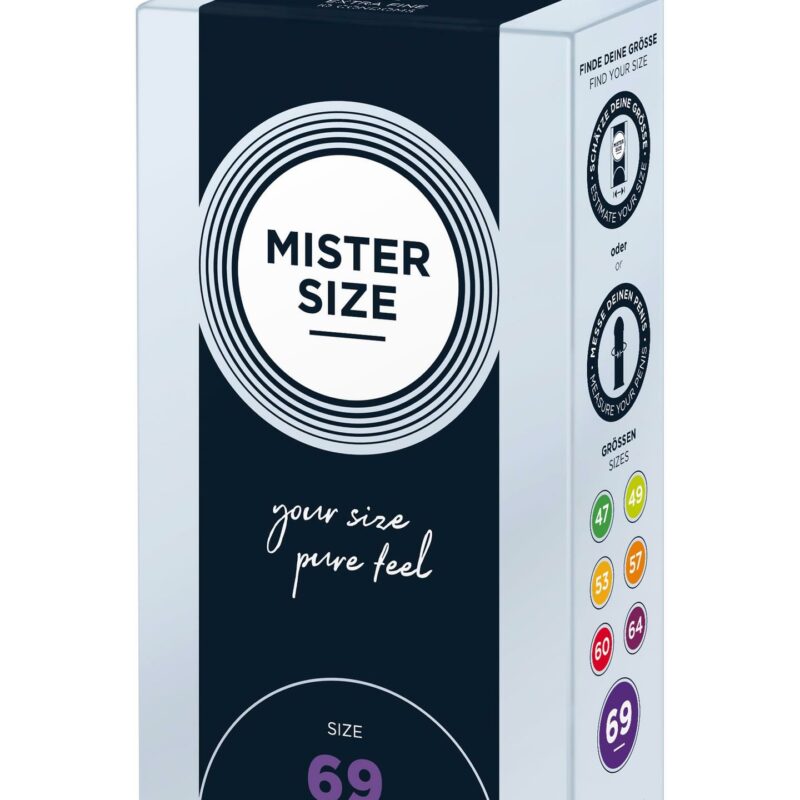 MISTER SIZE 69mm – prezervatyvai (10 vnt.)