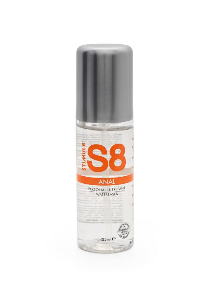 S8 Waterbase Anal Natural – analinis lubrikantas (125 ml)