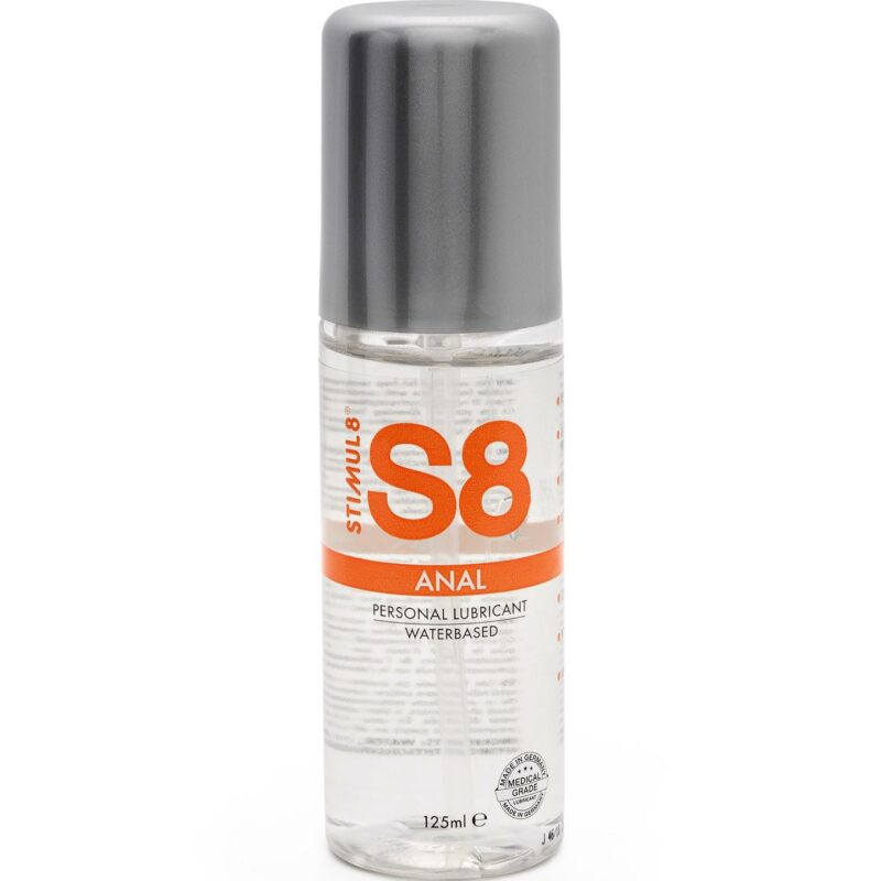 S8 Waterbase Anal Natural – analinis lubrikantas (125 ml)