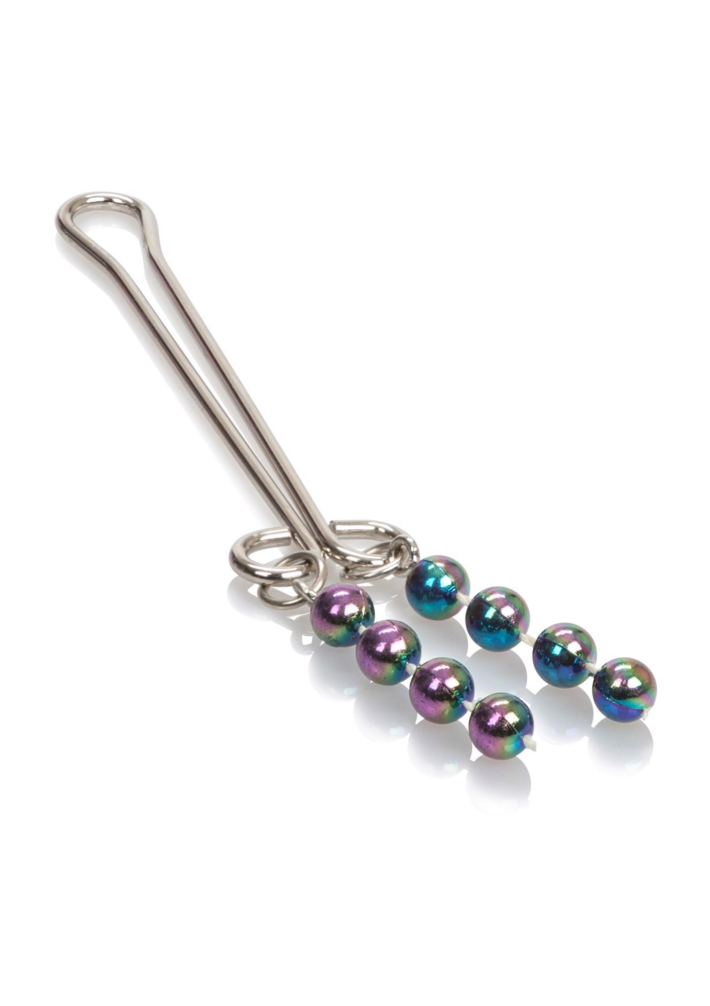 Beaded Clitoral Jewelry Blue - Image 3