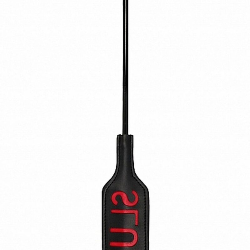 Ouch! Crop - SLUT - Small - Black