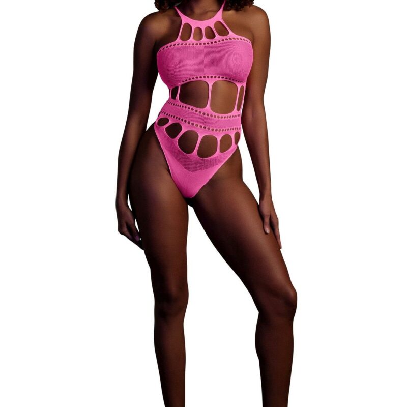 Gundantis glaustinukas (bodis) (rožinis) (XS/XL)