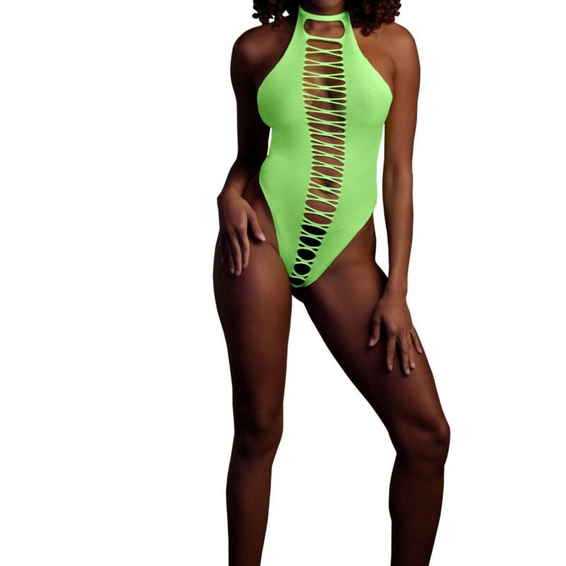 Gundantis glaustinukas (bodis) (žalias) (XS/XL)