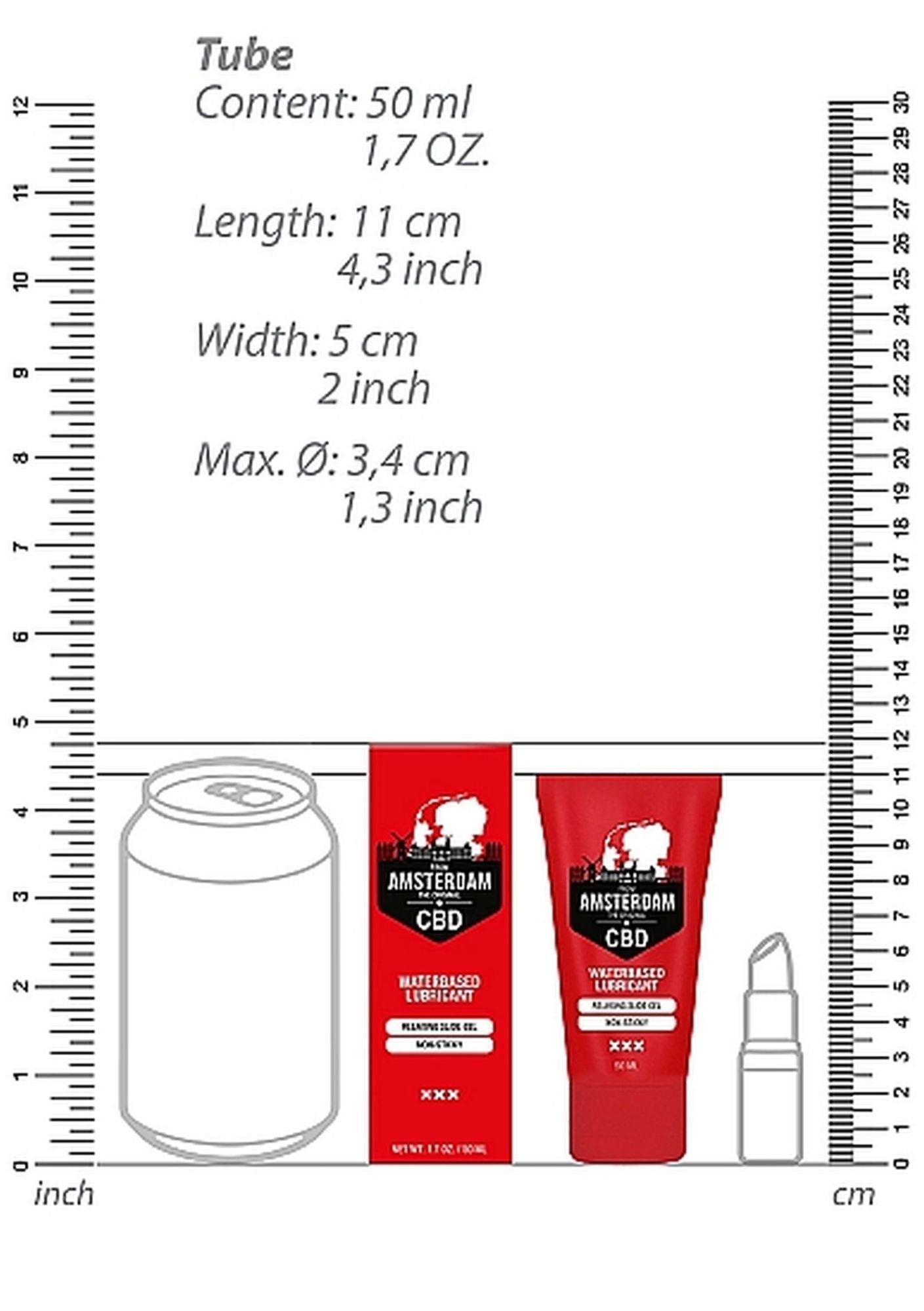 CBD Waterbased – vandens pagrindo lubrikantas su CBD (50 ml) - Image 4