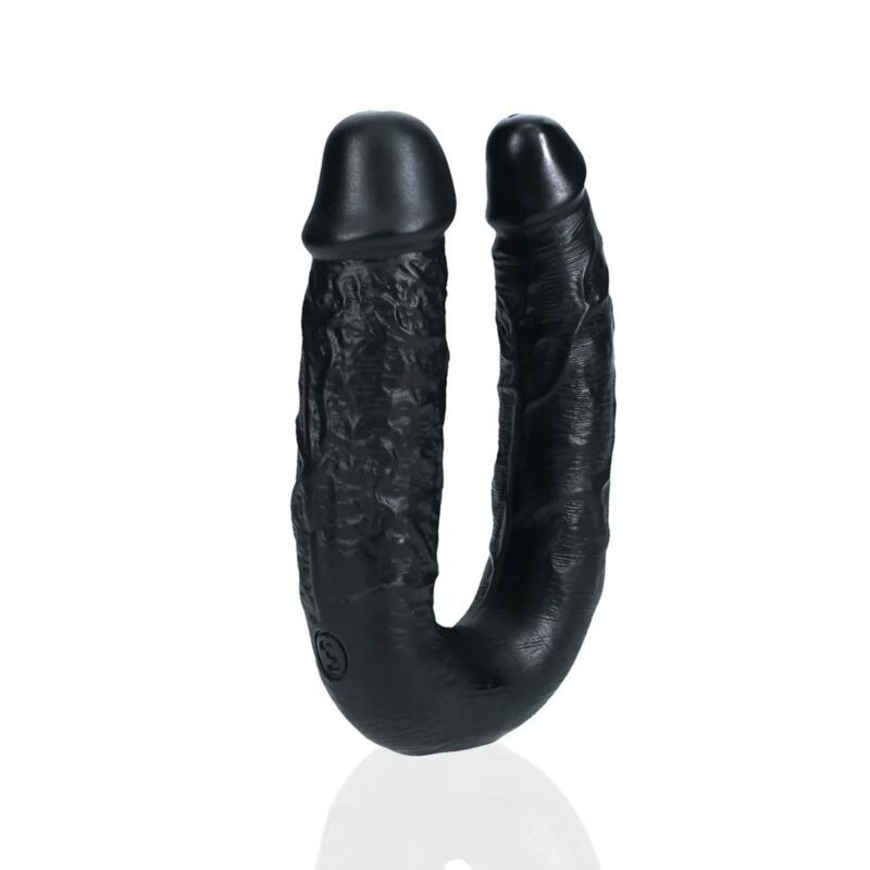 RealRock – dvipusis dildo (juodas)