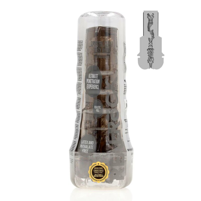 Easy Rider – realistinis masturbatorius vyrams (Makštis) (juodas)