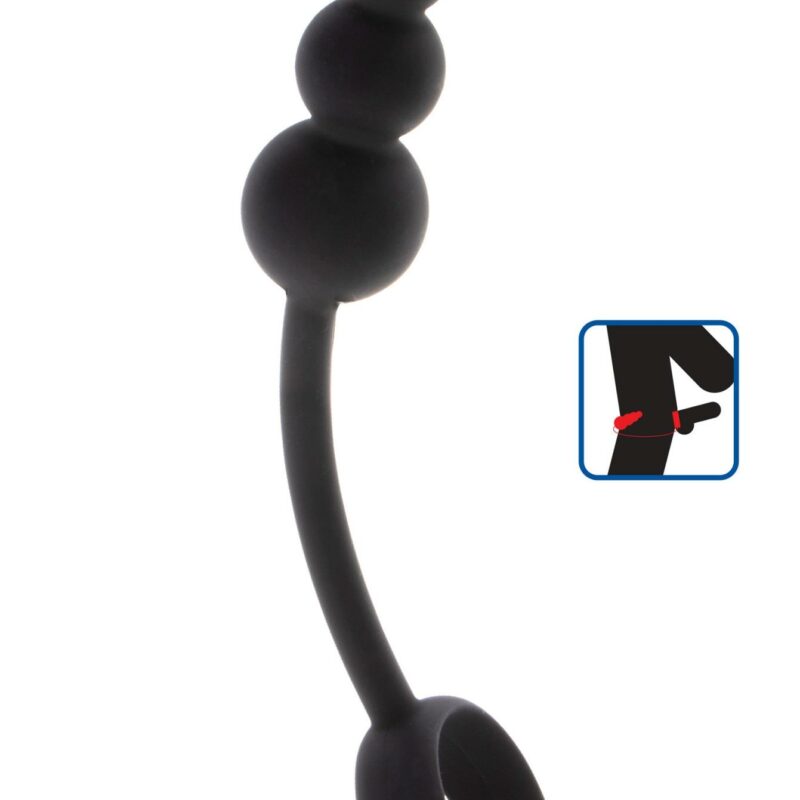 Anal Snake – ilgas analinis stimuliatorius (juodas)